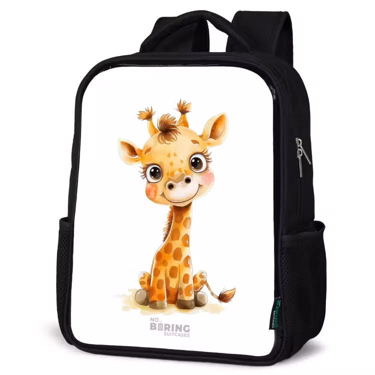 Kinderrucksack - Schwarz - Baby-Giraffe — 4