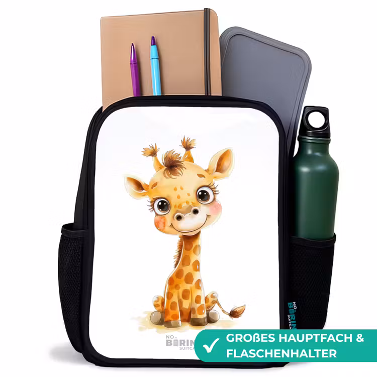 Kinderrucksack - Schwarz - Baby-Giraffe — 8