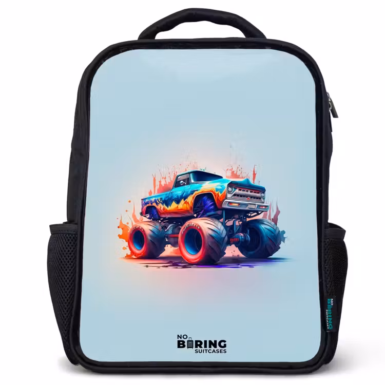 Kinderrucksack - Schwarz - Fierce Wheels — 1