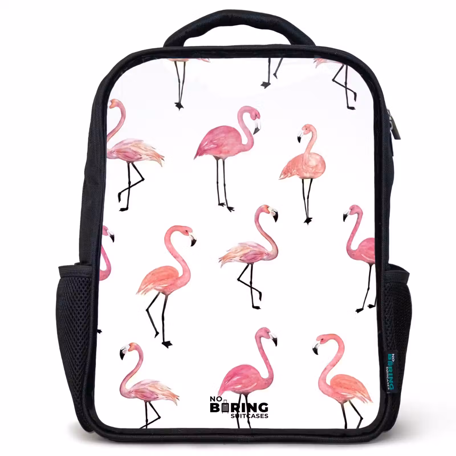 Kinderrucksack - Schwarz - Flamingo-Party — 1