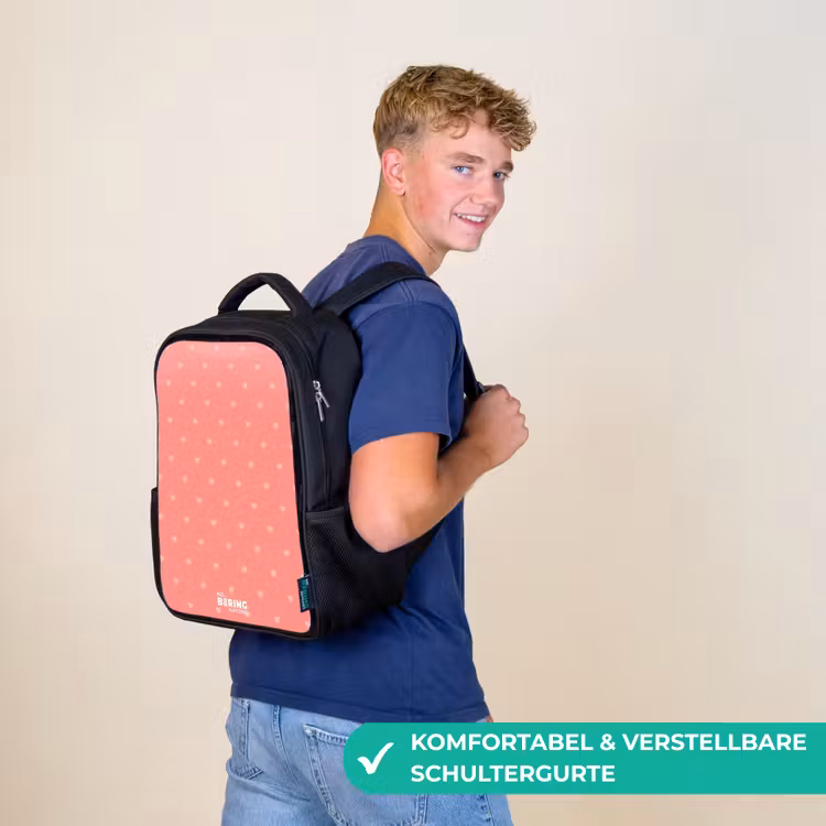 Kinderrucksack - Schwarz - Herzensbrecher — 9