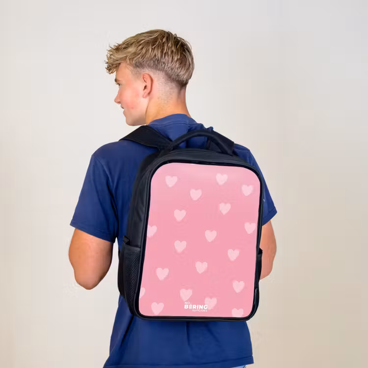 Kinderrucksack - Schwarz - Herzschlag — 3