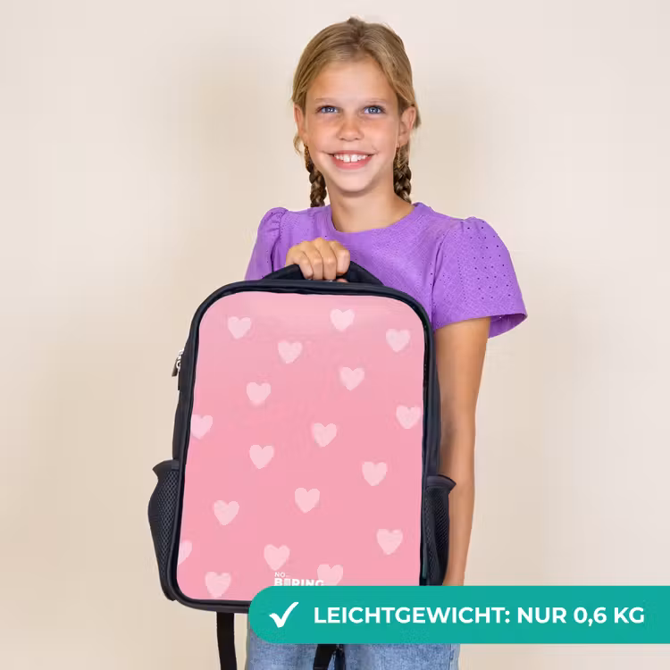 Kinderrucksack - Schwarz - Herzschlag — 7