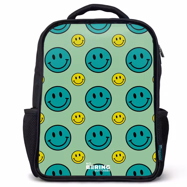 Kinderrucksack - Schwarz - Alles lächelt grün — 1