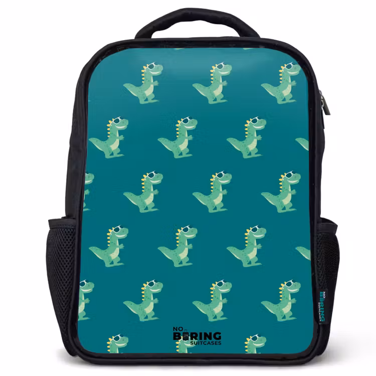 Kinderrucksack - Schwarz - Angaben zum Tyranosaurus — 1
