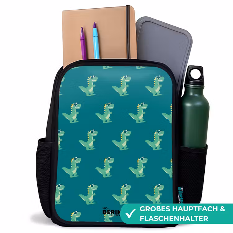Kinderrucksack - Schwarz - Angaben zum Tyranosaurus — 8