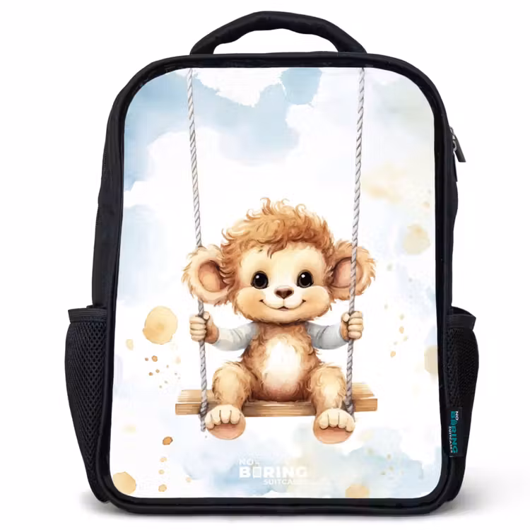 Kinderrucksack - Schwarz - Axel Affe — 1