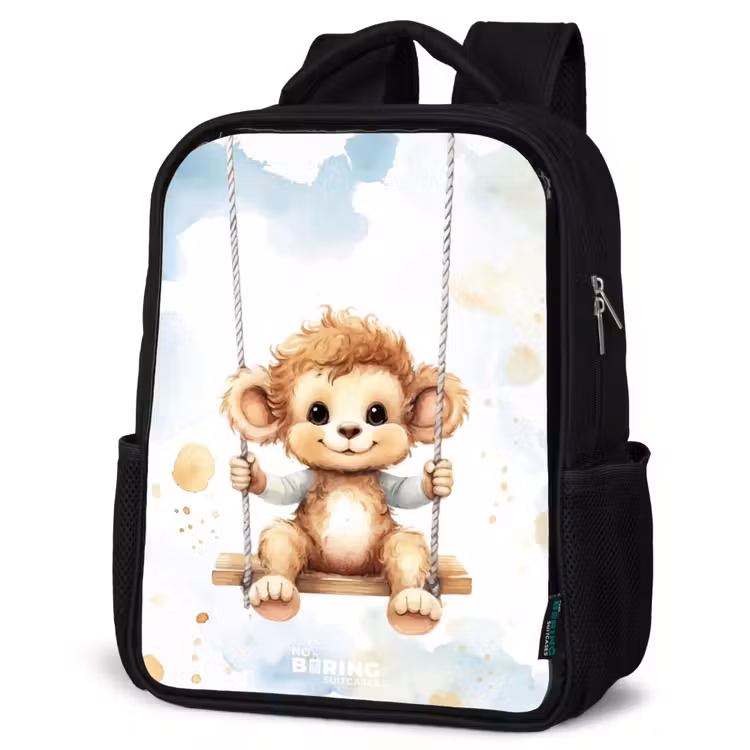 Kinderrucksack - Schwarz - Axel Affe — 4