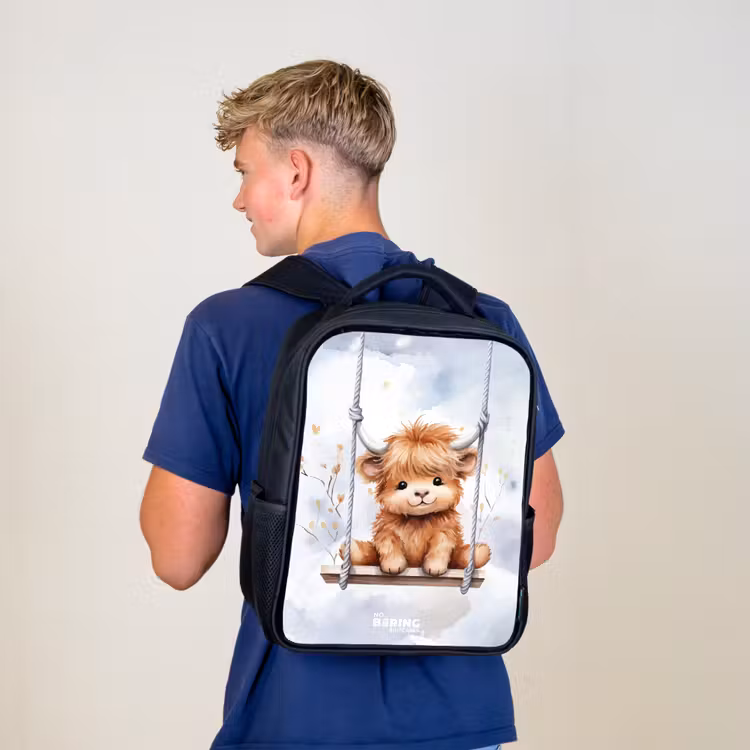 Kinderrucksack - Schwarz - Hennie Highlander — 3