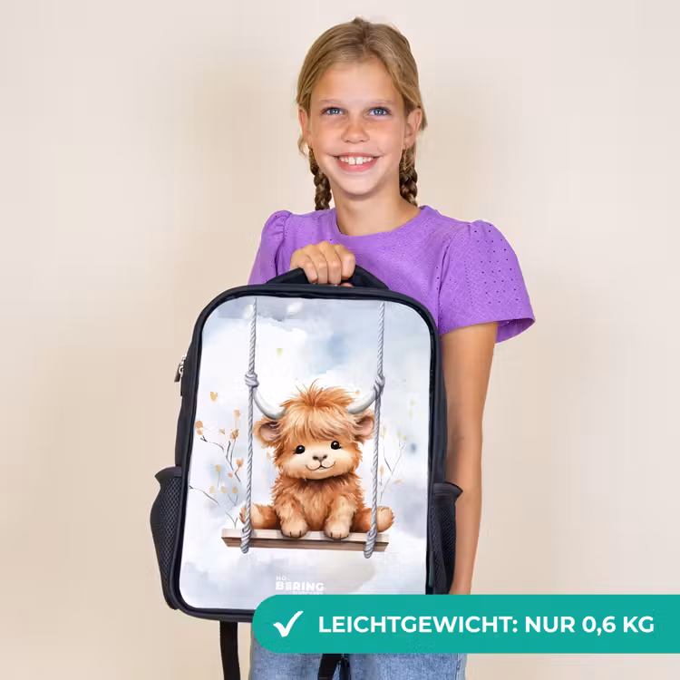 Kinderrucksack - Schwarz - Hennie Highlander — 7