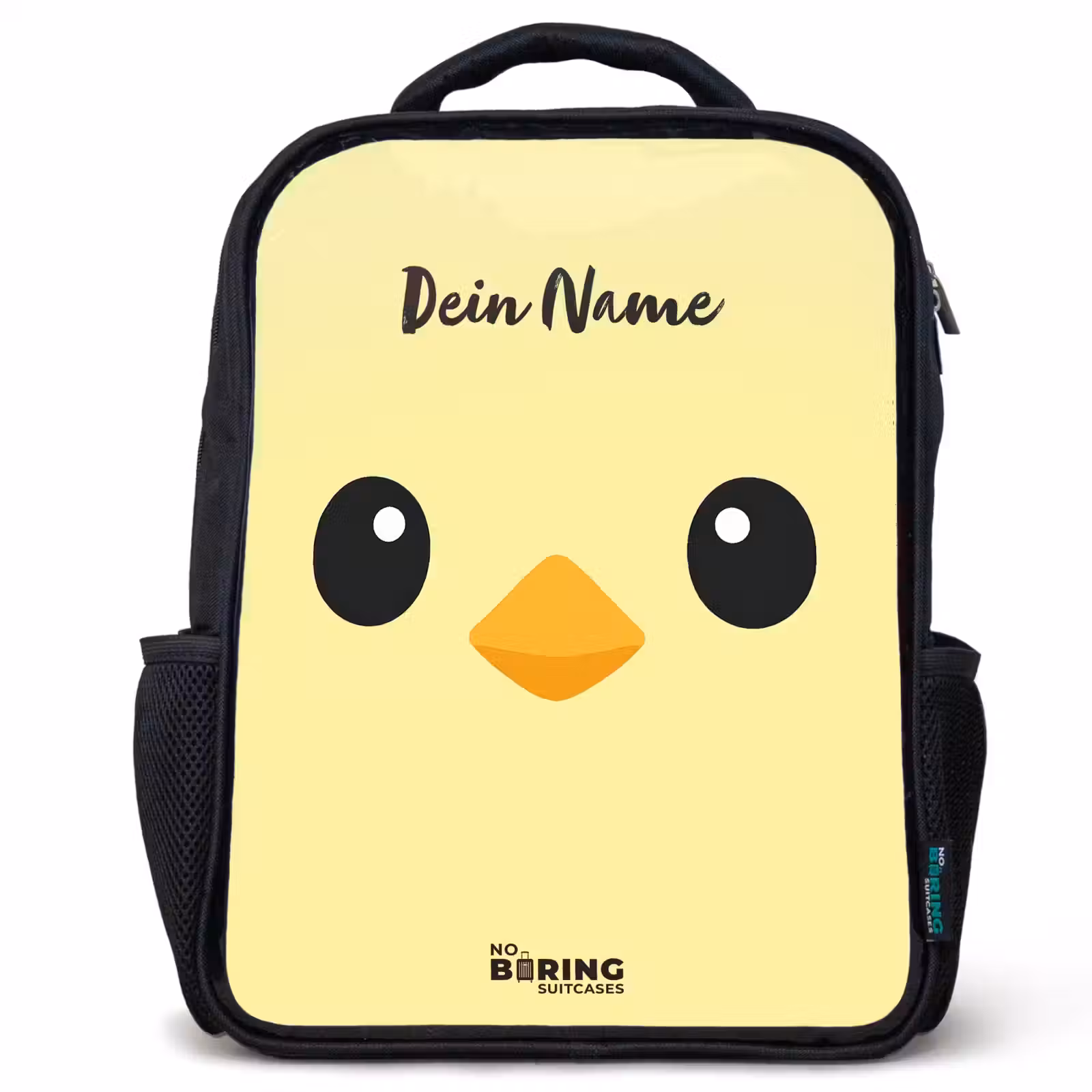 Kinderrucksack - Schwarz - Kawai - Küken - Gelb — 1