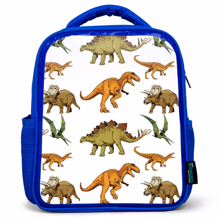 Kinderrucksack - Blau - Dinosaurier - Zeichnung - Jungen - Kinder — 1