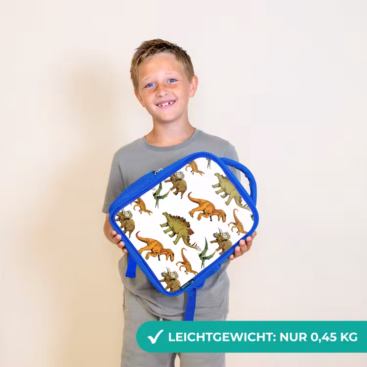 Kinderrucksack - Blau - Dinosaurier - Zeichnung - Jungen - Kinder — 4