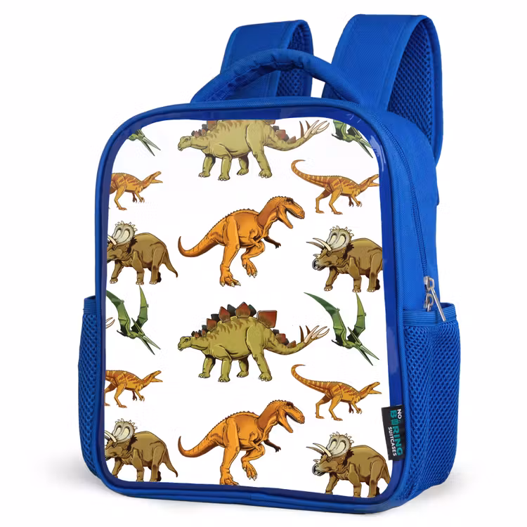 Kinderrucksack - Blau - Dinosaurier - Zeichnung - Jungen - Kinder — 7