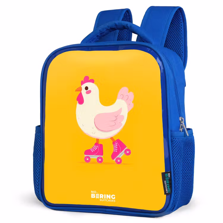 Kinderrucksack - Blau - Kip - Rollschuhe - Gelb — 7