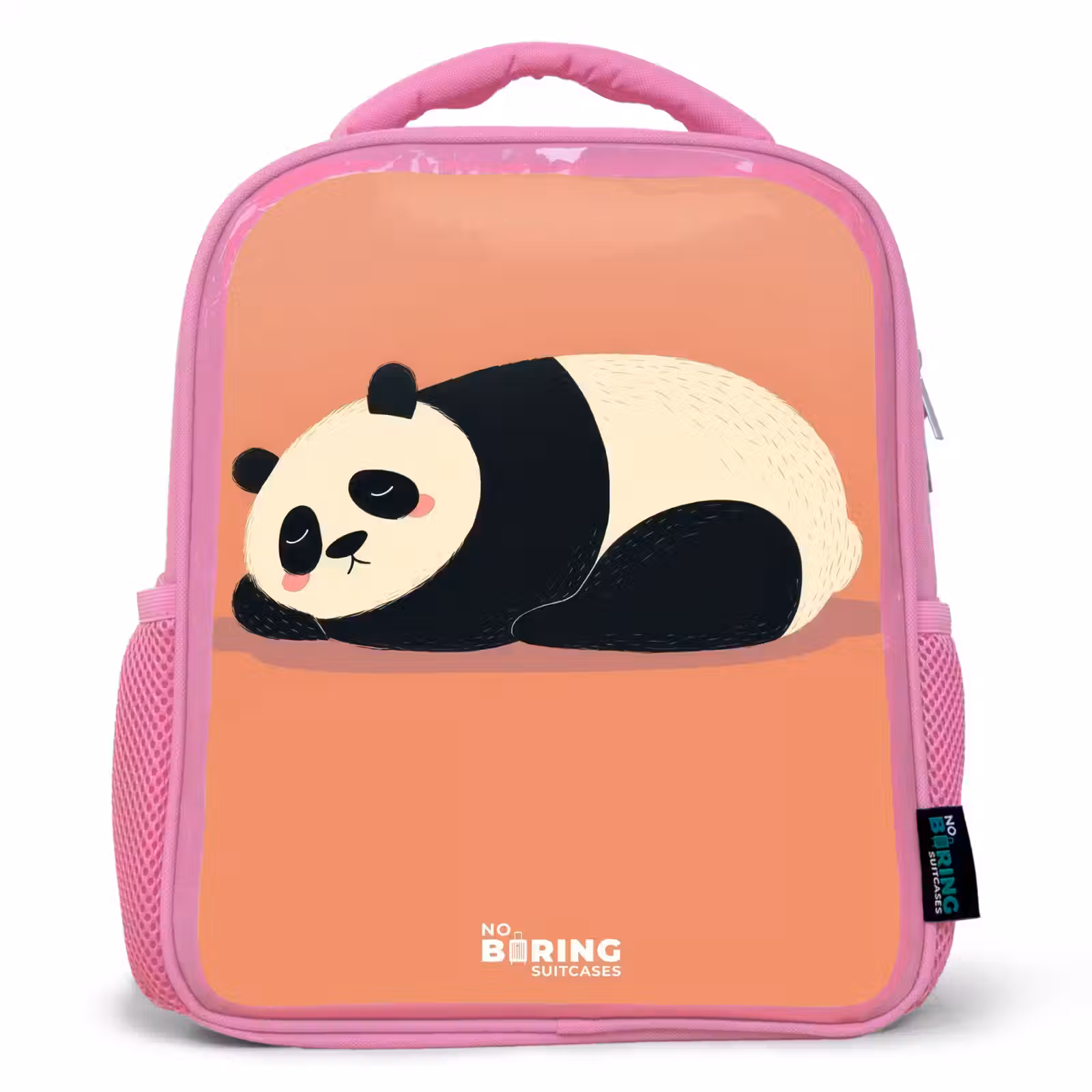 Kinderrucksack - Rosa - Panda - Schlafend - Orange — 1