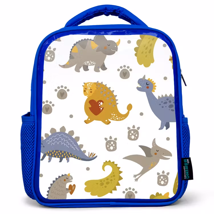 Kinderrucksack - Blau - Dinosaurier - Kinder - Design - Jungen - Mädchen — 1