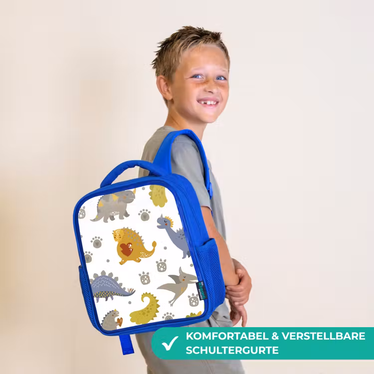 Kinderrucksack - Blau - Dinosaurier - Kinder - Design - Jungen - Mädchen — 5