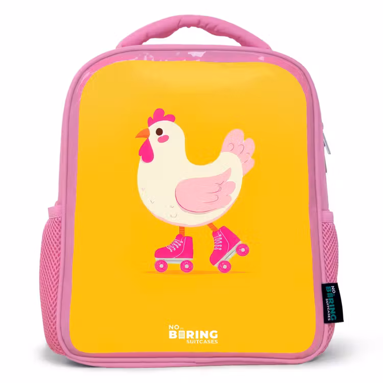 Kinderrucksack - Rosa - Kip - Rollschuhe - Gelb — 1