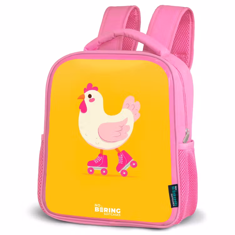 Kinderrucksack - Rosa - Kip - Rollschuhe - Gelb — 4