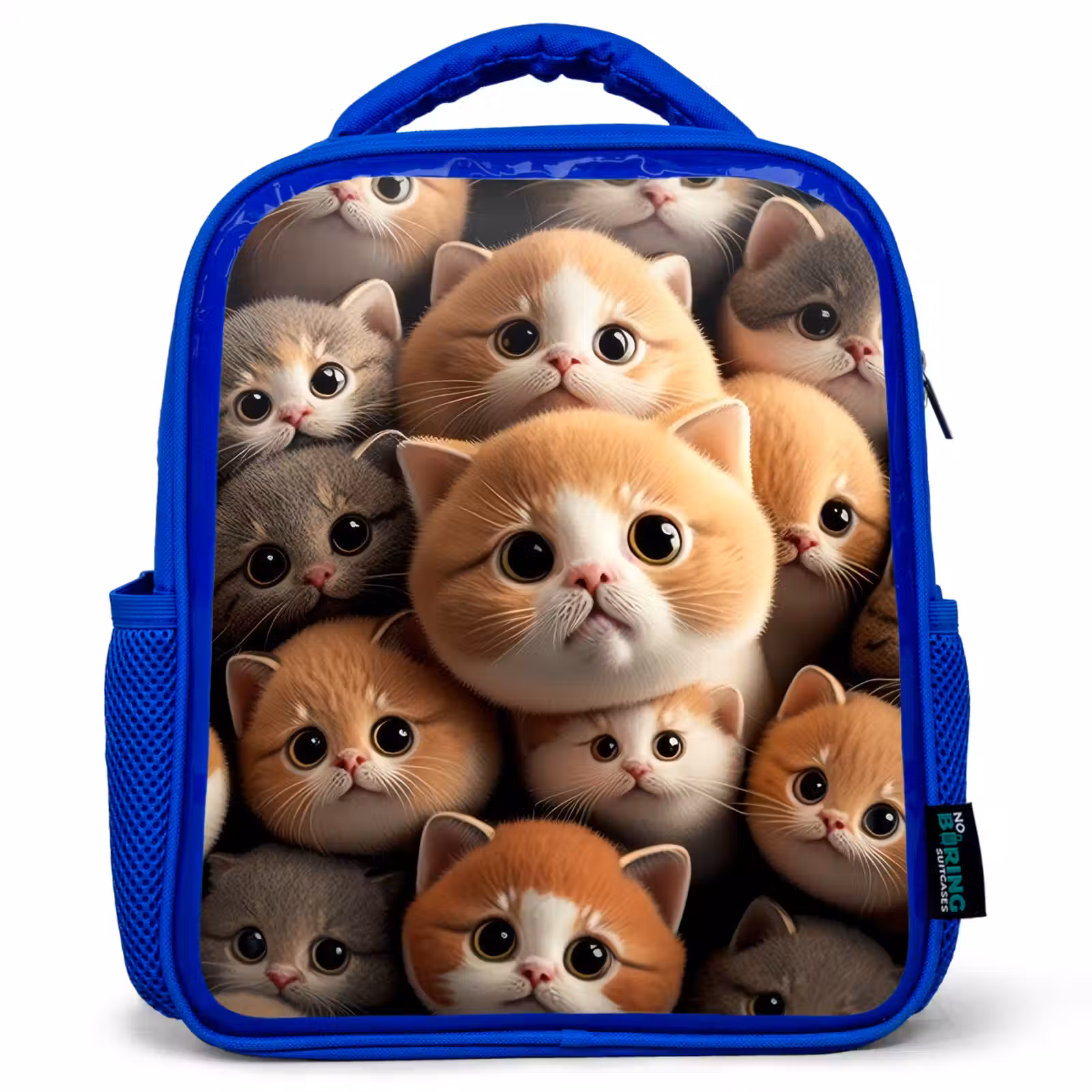 Kinderrucksack - Blau - Kuschelige Katzen — 1