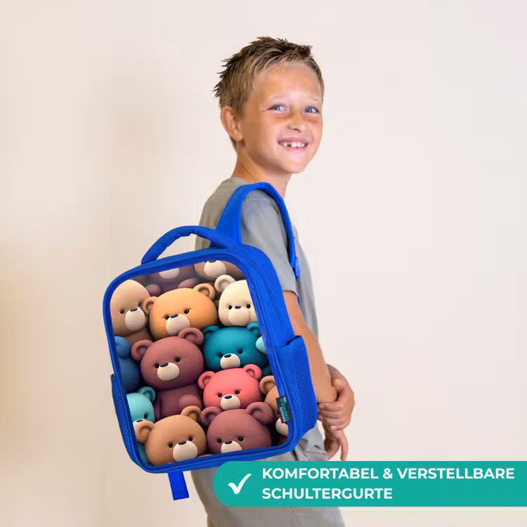 Kinderrucksack - Blau - Bären Bonanza — 5