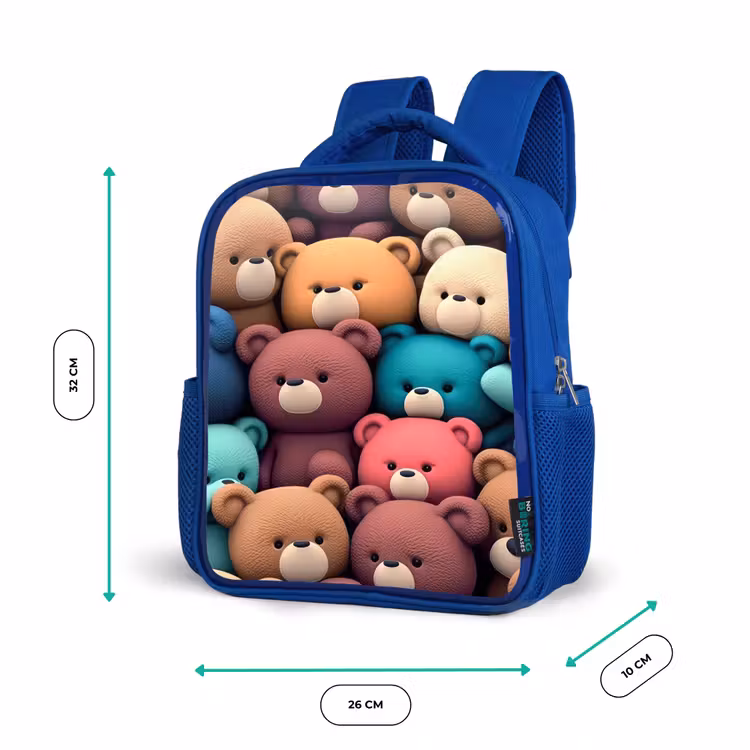 Kinderrucksack - Blau - Bären Bonanza — 6