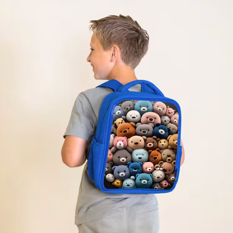Kinderrucksack - Blau - Bärenparty — 2