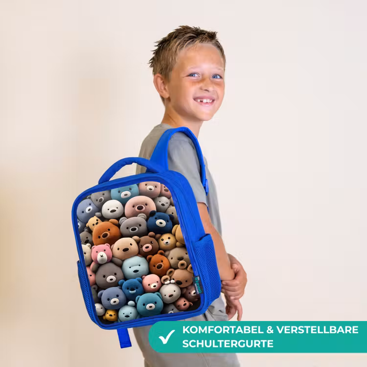 Kinderrucksack - Blau - Bärenparty — 5
