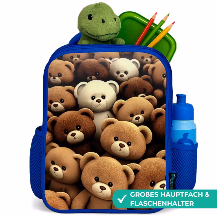 Kinderrucksack - Blau - Beregezellig — 3