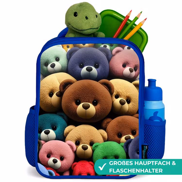 Kinderrucksack - Blau - Elster-Bande — 3