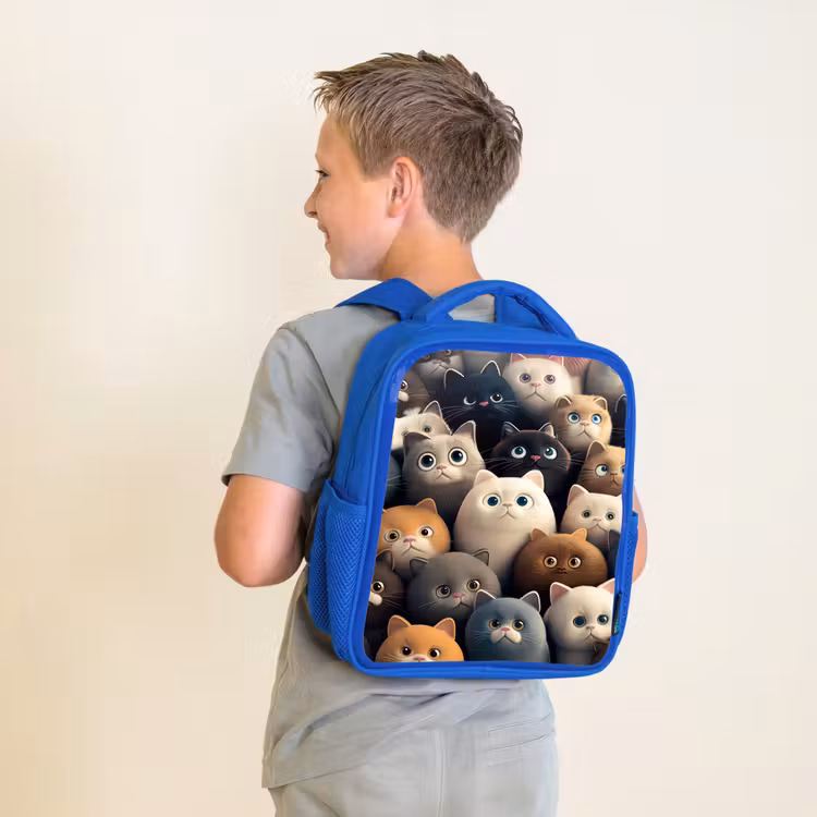 Kinderrucksack - Blau - Höflichkeit — 2
