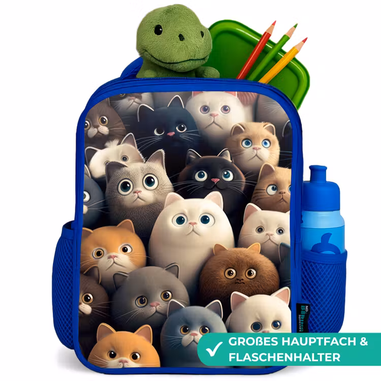 Kinderrucksack - Blau - Höflichkeit — 3
