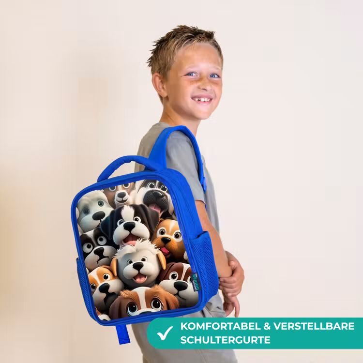 Kinderrucksack - Blau - Kläffende Bengels — 5