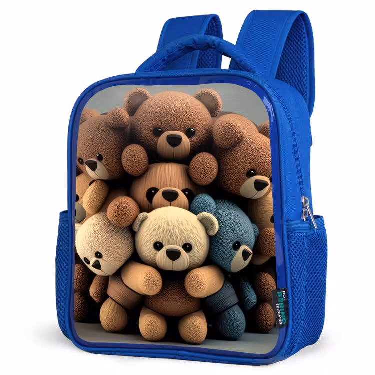 Kinderrucksack - Blau - Knuddelige Bären — 7