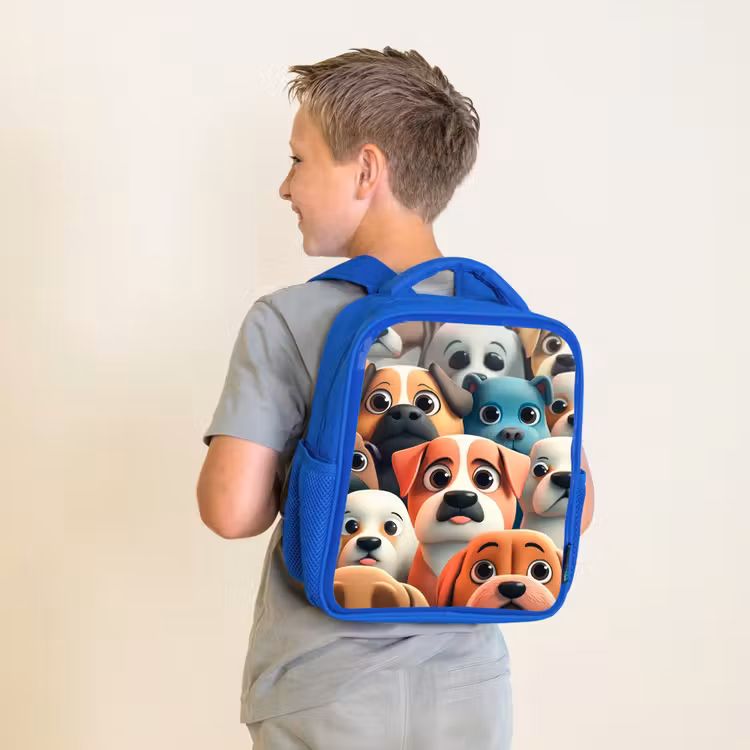 Kinderrucksack - Blau - Tollwut — 2