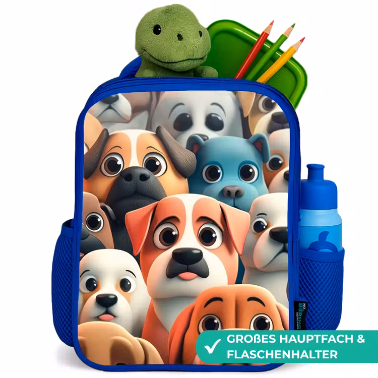 Kinderrucksack - Blau - Tollwut — 3