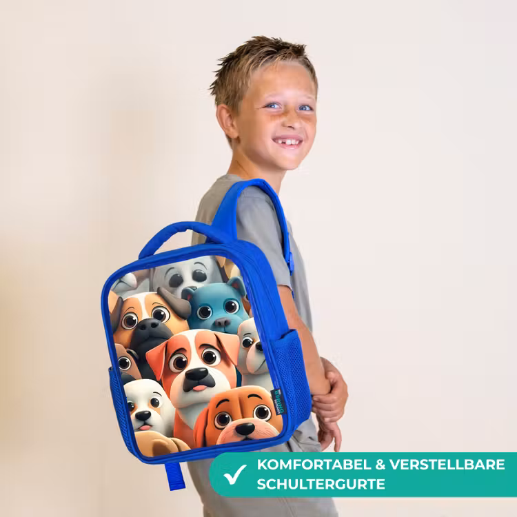 Kinderrucksack - Blau - Tollwut — 5