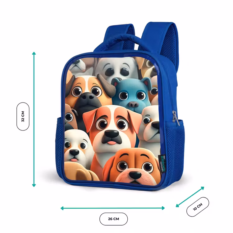 Kinderrucksack - Blau - Tollwut — 6