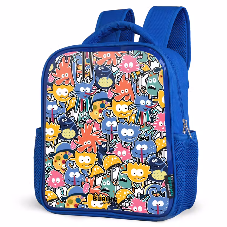 Kinderrucksack - Blau - Wanzen mit großen Augen — 7
