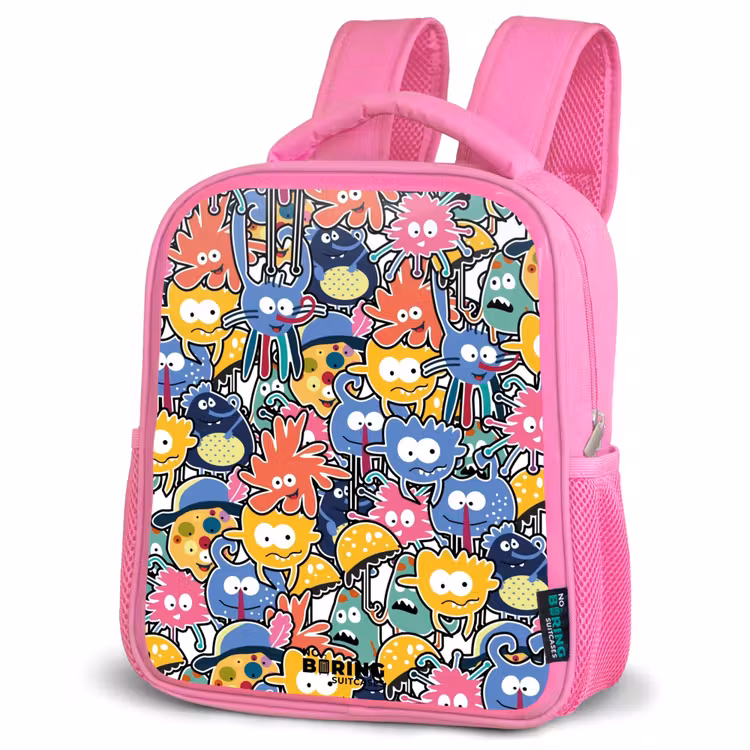 Kinderrucksack - Rosa - Wanzen mit großen Augen — 4
