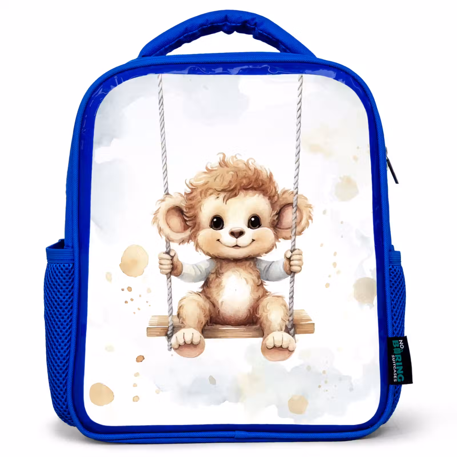 Kinderrucksack - Blau - Affe - Tier - Kinder — 1