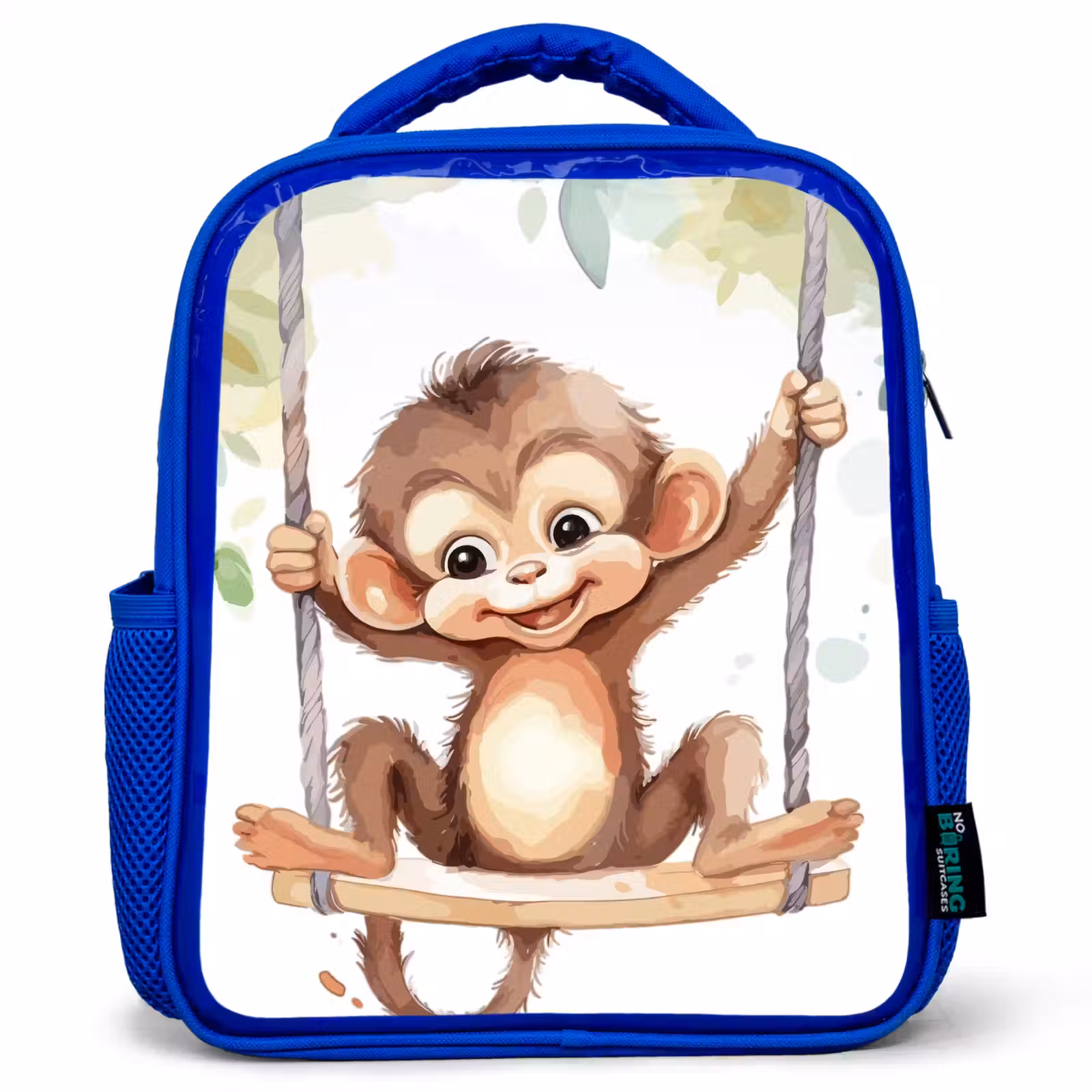Kinderrucksack - Blau - Affe - Tier - Kinder - Dschungel — 1