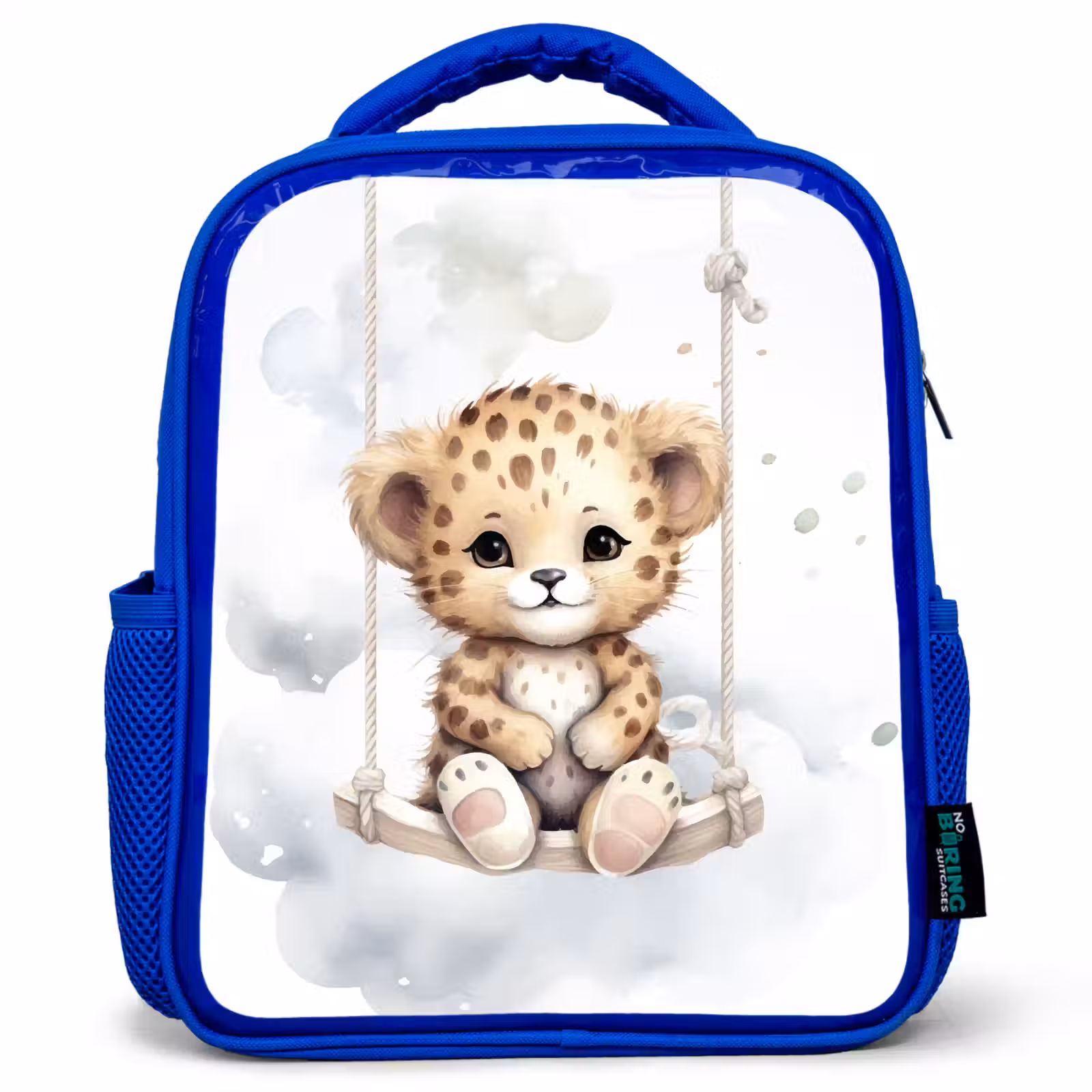 Kinderrucksack - Blau - Leopard - Tier - Kinder — 1