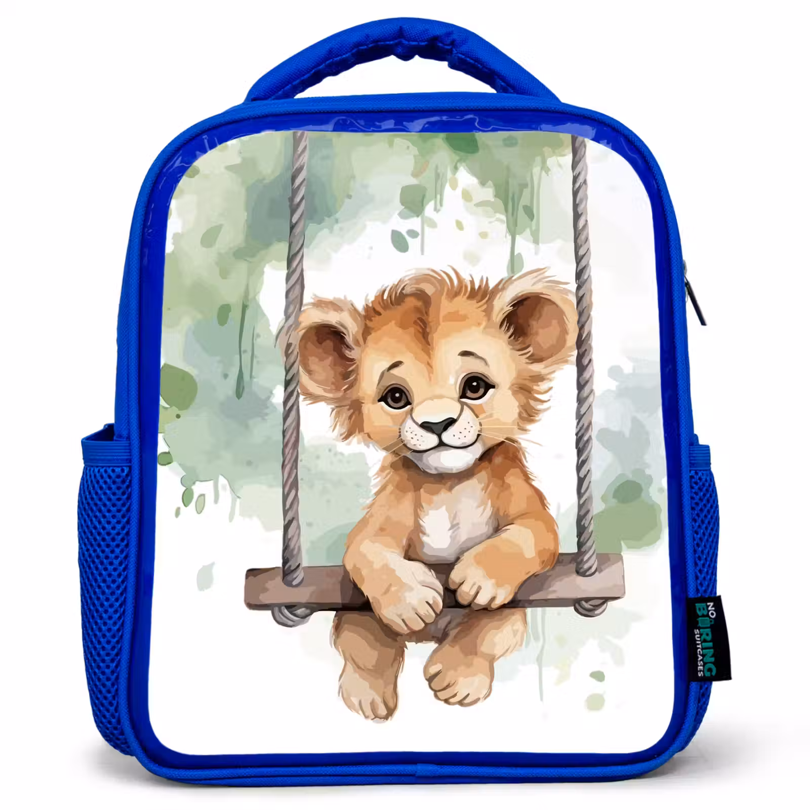 Kinderrucksack - Blau - Löwe - Tier - Kinder - Dschungel — 1