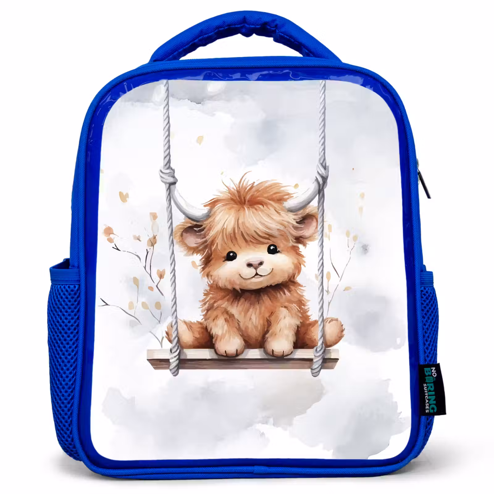 Kinderrucksack - Blau - Schottischer Hochländer - Tier - Kinder — 1