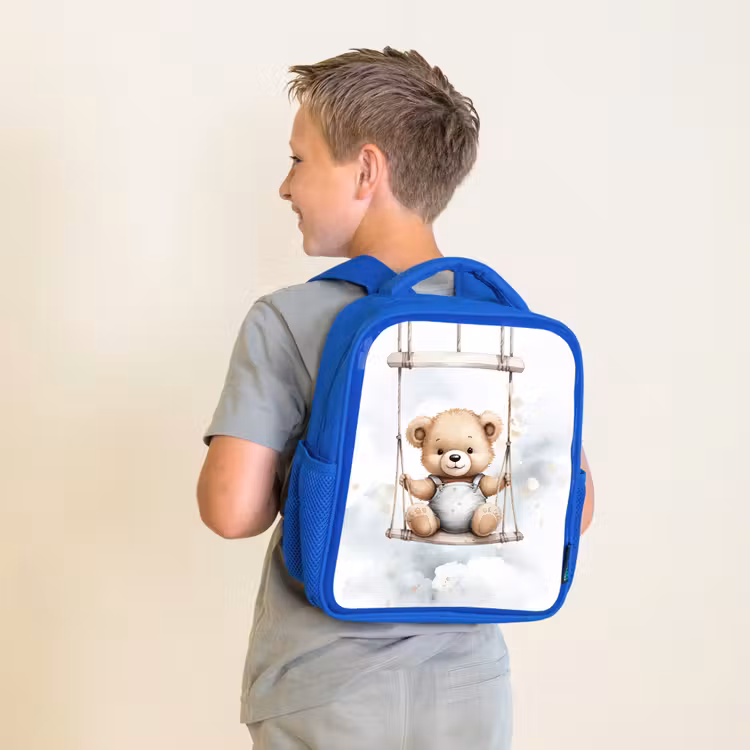 Kinderrucksack - Blau - Bär - Baby - Tier - Kinder — 2