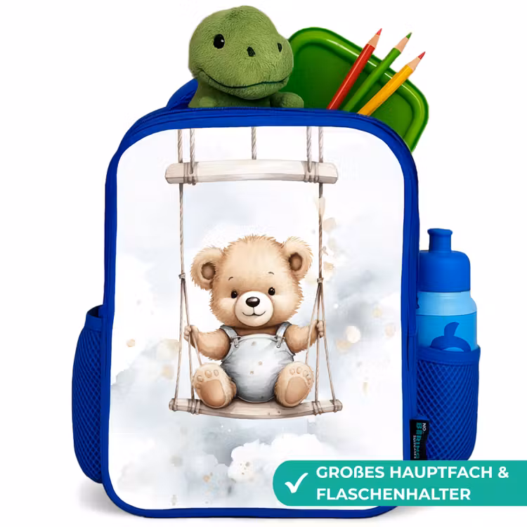 Kinderrucksack - Blau - Bär - Baby - Tier - Kinder — 3