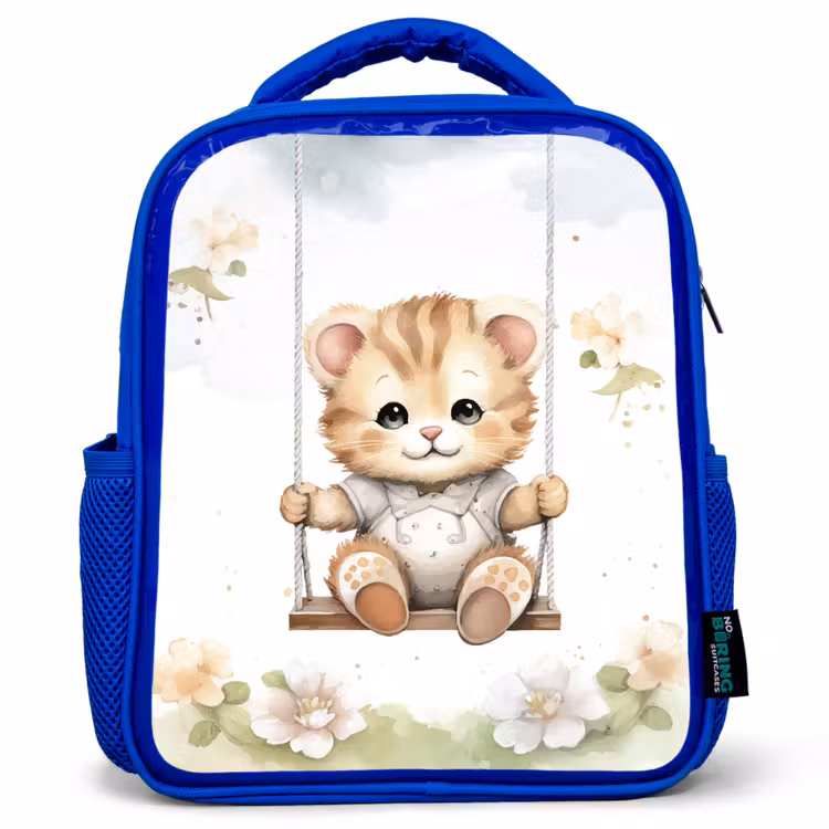 Kinderrucksack - Blau - Katze - Baby - Tier - Kinder — 1