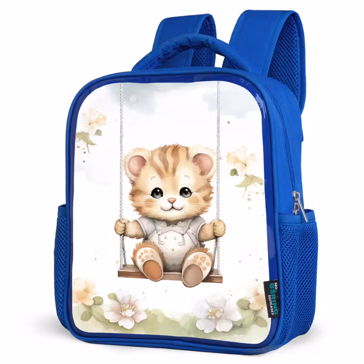 Kinderrucksack - Blau - Katze - Baby - Tier - Kinder — 7